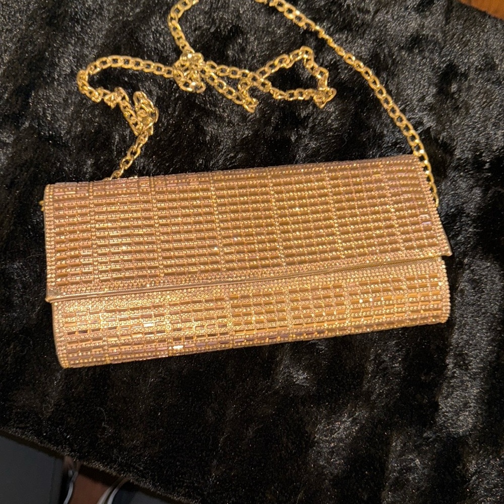 Starlet Elegant Gold Crossbody Bag